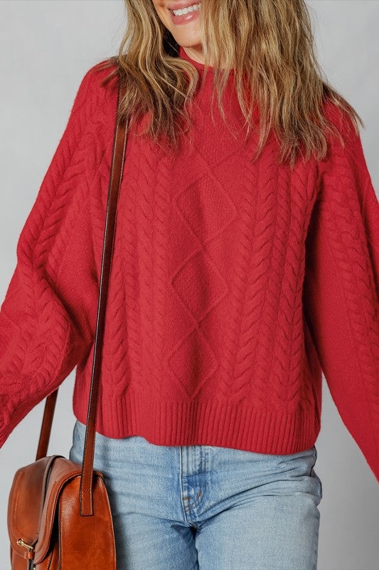 Cable Knit Long Sleeve Sweater Shop Style & More | Fresh Looks, Everyday Deals & Free Shipping