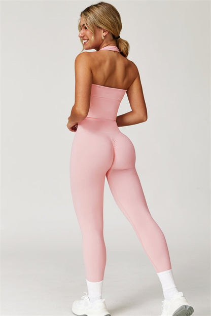 The Delight Jacket Sports Bra Leggings 3-Piece Set Fitglutes Activewear Gymwear Sportswear & Workout Clothes