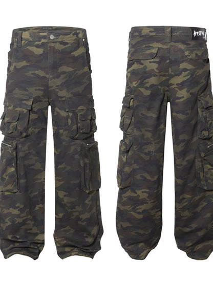 Men's Camouflage Cargo Jeans New Era Fashion LLc