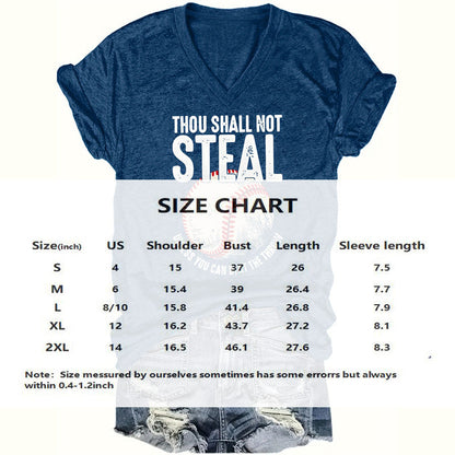 Thou Shall Not Steal Baseball Shirt for Women FitiqueFit