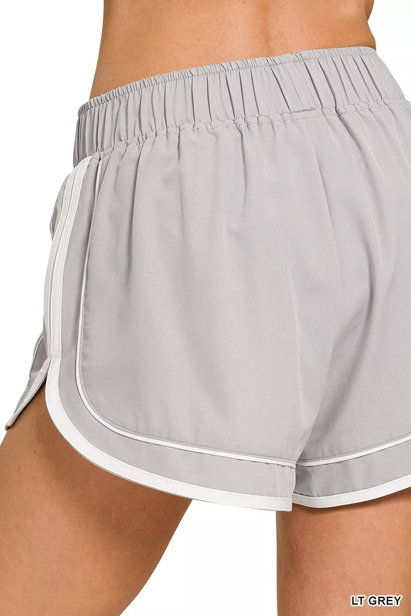 Zenana Soft Woven Lined Dolphin Shorts New Era Fashion LLc