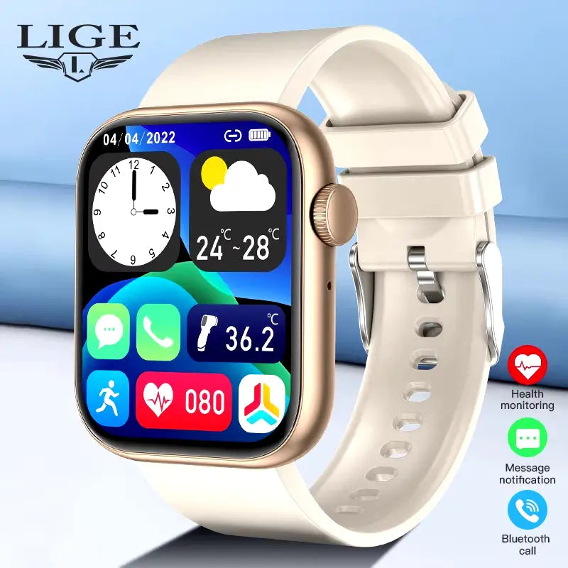 Revolutionary 2025 Smart Watch: Wireless Charging, Bluetooth Calls & Customizable Fitness Tracker for Men and Women