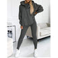 Casual Hooded Sweater Thickened Thread Fitted Vest Pants Three-piece Set See size chart under “more details” The Fashion Celestial