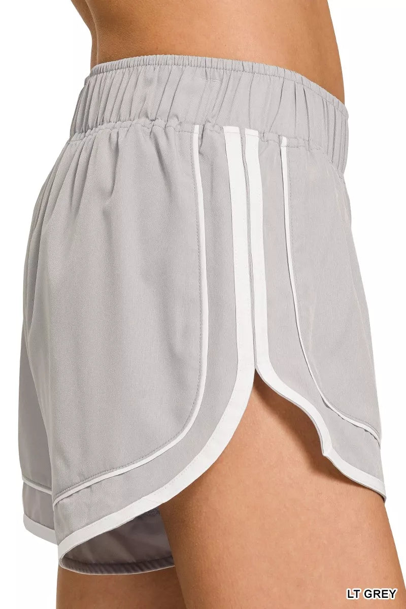 Zenana Soft Woven Lined Dolphin Shorts New Era Fashion LLc