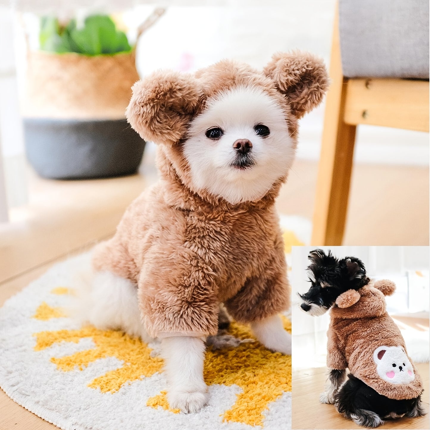 Pet Warm Teddy Bear Costume, Dog & Cat Pet Costumes NovaCart