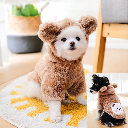 Pet Warm Teddy Bear Costume, Dog & Cat Pet Costumes NovaCart