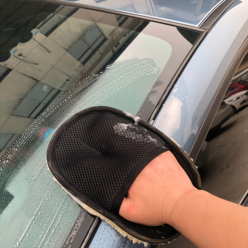 9.84" x 3.5" Microfiber Ultra-Soft Car Cleaning Glove, Perfect for Auto Detailing & Maintenance NovaCart