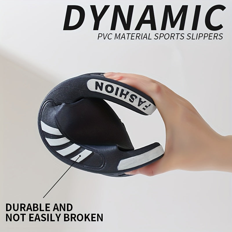 Affordable Summer Casual Slides for Men, Suitable for Outdoor Use And Home Bathrooms, Made of Non-Slip PVC NovaCart