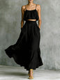 Women’s Two-Piece Flared Skirt Set – High-Waist Elegant Outfit FitiqueFit
