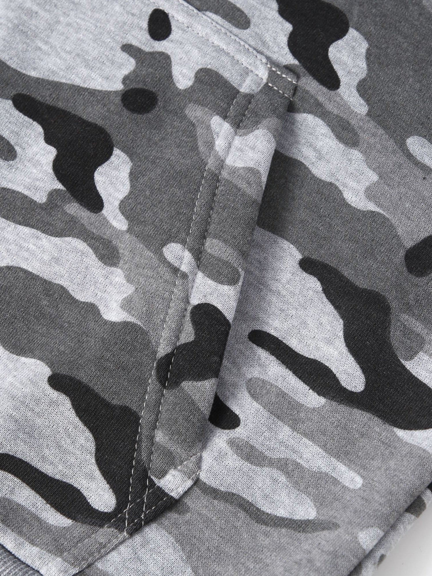 Men's Camouflage Loose Pullover Hooded Fleece Sweatshirt for Autumn And Winter, Hooded, Fleece NovaCart