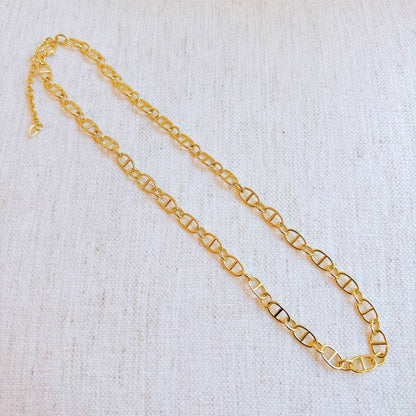 Golden Bit Linked Longer Chain Necklace Shop Style & More | Fresh Looks, Everyday Deals & Free Shipping