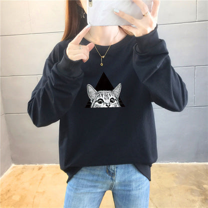Cartoon Round Neck Top Trendy Plus Size Women's Clothing See size chart under “more details” The Fashion Celestial