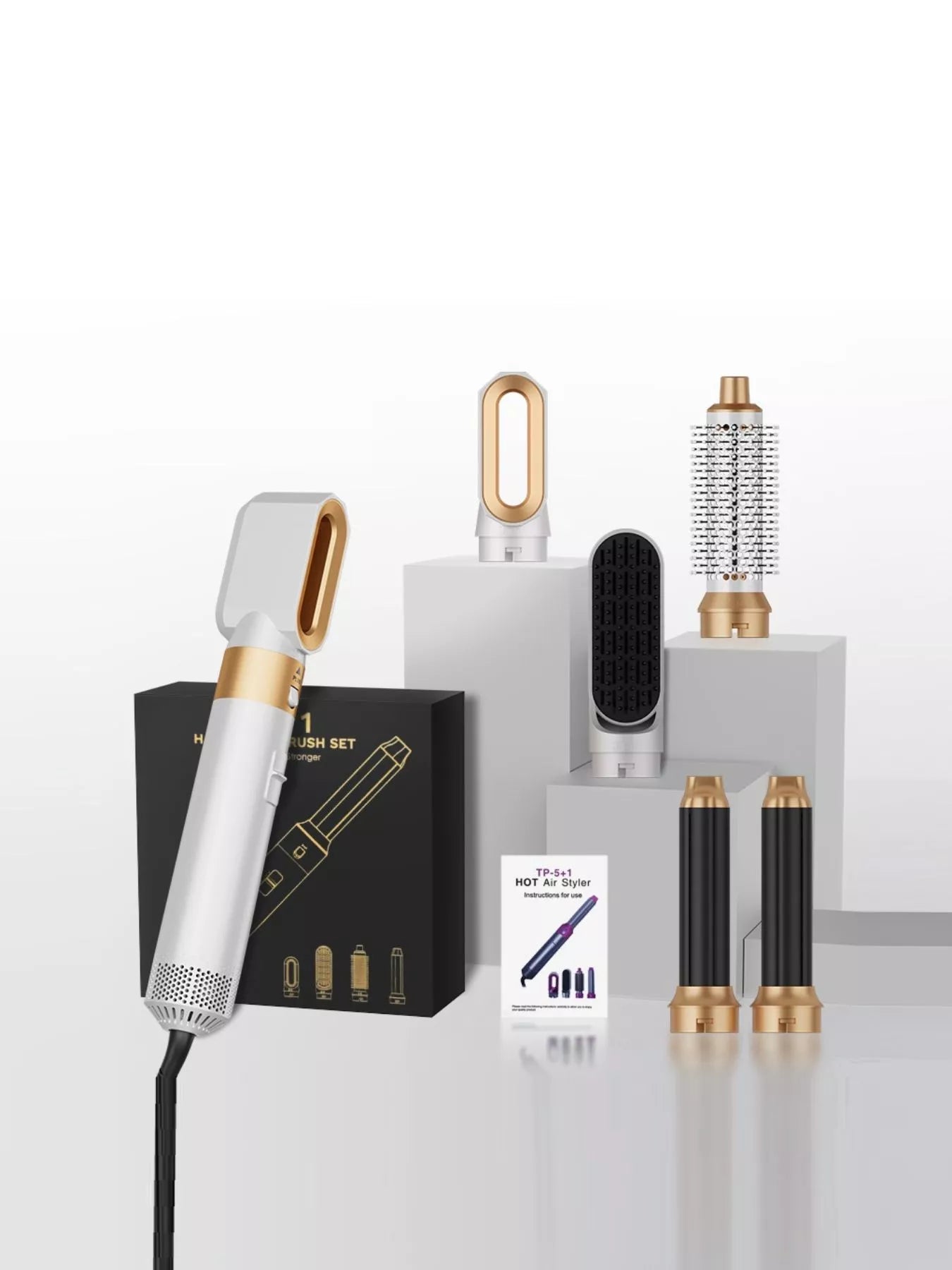 5-in-1 Interchangeable Hot Air Brush New Era Fashion LLc
