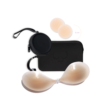 Black Basics Bundle in Light Nude Boob-eez