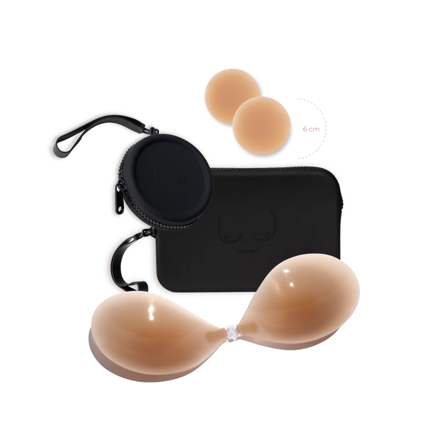 Black Basics Bundle in Medium Nude Boob-eez