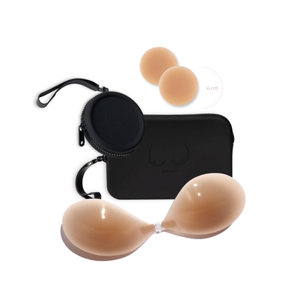 Black Basics Bundle in Medium Nude Boob-eez
