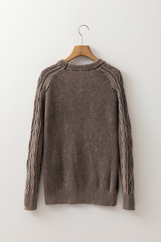 Cable Knit Long Sleeve Sweater Shop Style & More | Fresh Looks, Everyday Deals & Free Shipping