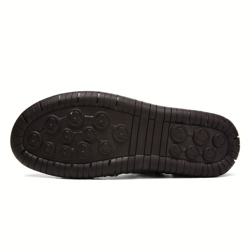 Men's Handmade Stitching Casual Shoes Flats Outdoor Walking Sneakers NovaCart