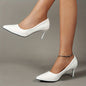 Women's Solid Color Stiletto Heels, Elegant Pointed Toe Work Pumps, Lightweight Dress Pumps NovaCart