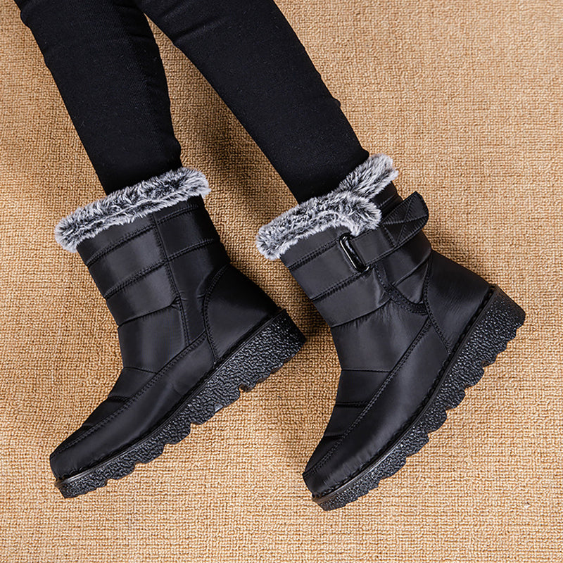 Women’s Waterproof Plush Snow Boots FitiqueFit