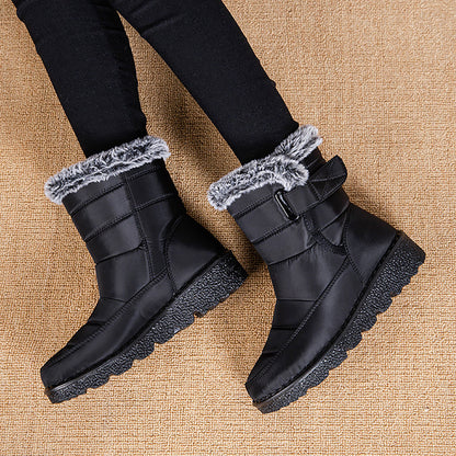 Women’s Waterproof Plush Snow Boots FitiqueFit