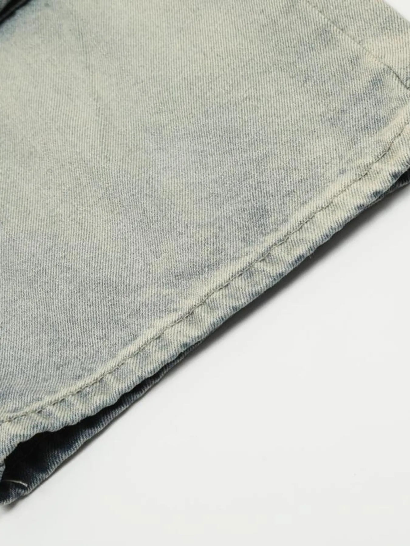 Men's Washed Multi-Pocket Straight Cargo Jeans New Era Fashion LLc