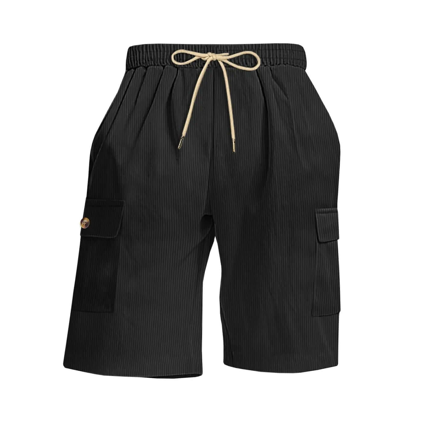 Mens Corduroy Multi-Pocket Shorts For Sports SnagBag