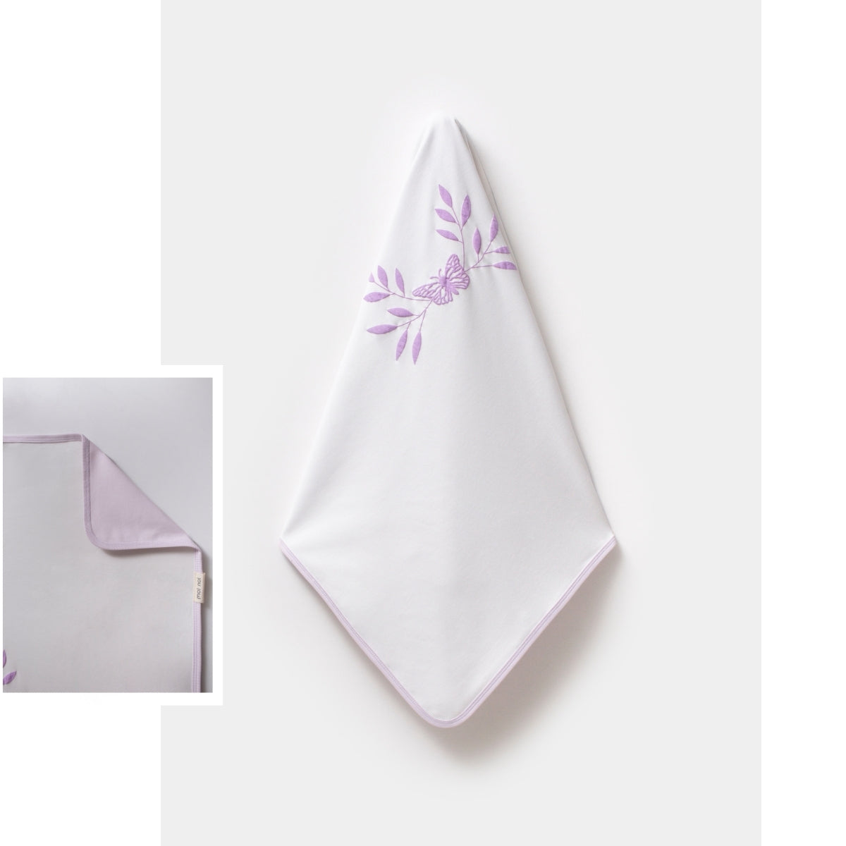 Butterfly Organic Swaddle Blanket Honey and Hive