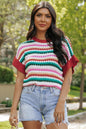 Molly Sleeve Colorful Textured Sweater Shop Style & More | Fresh Looks, Everyday Deals & Free Shipping