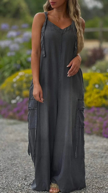 Jumpsuit Loose Comfortable Casual Pants Grayceful LLC