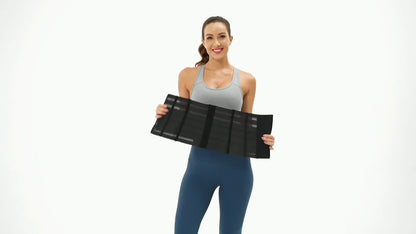 1pc Breathable Polyester Waist Cincher for Women - Medium Control Posture Improvement Shapewear with Adjustable Closure, Knit Fabric Weave, Hand Washable - 1pc NovaCart