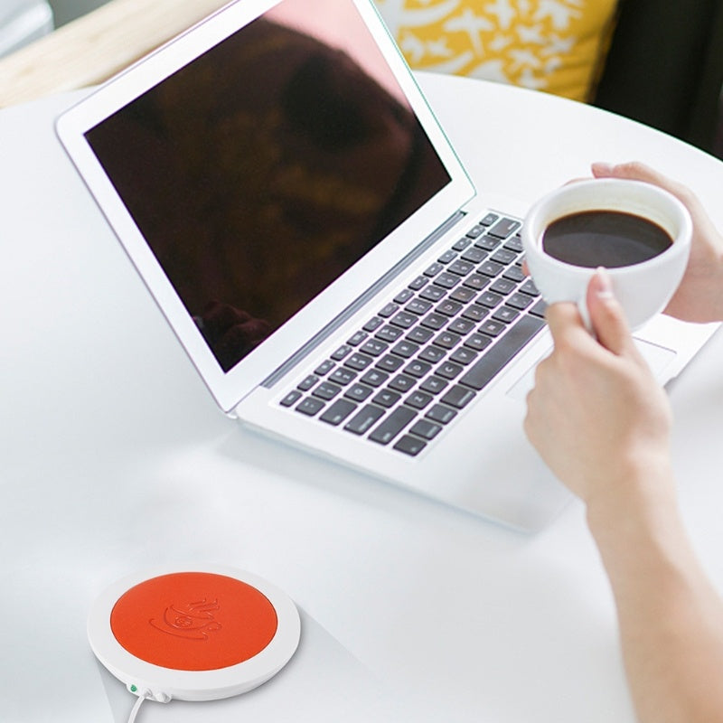 ☕ USB Cup Warmer Mat Pad – Portable Coffee & Tea Mug Heating Coaster SmartPursue™