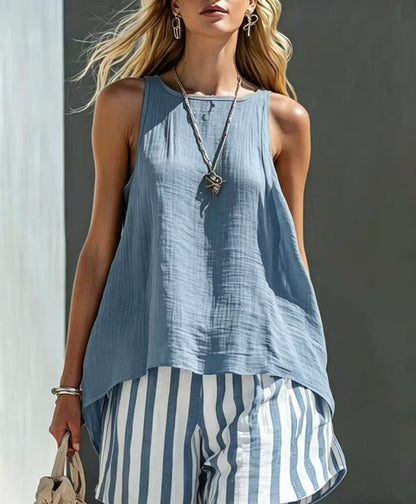 Women's V-Neck Long-Sleeve Loose-Fit Button-Up Shirt FitiqueFit