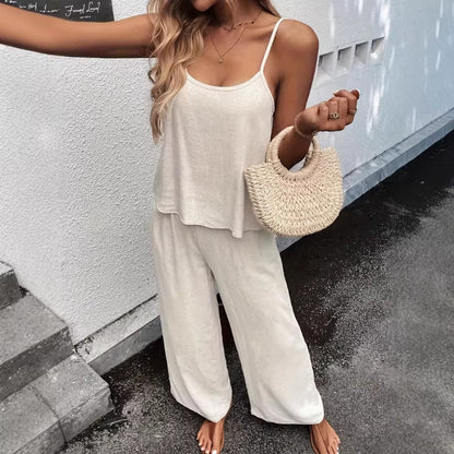 Women’s Sleeveless Resort Two Piece Set FitiqueFit