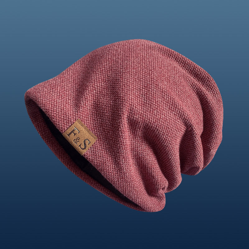 Unisex Beanie | Black, Lightweight, Fabric, Toggle Closure, Urban Style, Ideal for Spring/Fall/Winter NovaCart