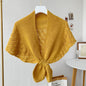 Women'S Stylish Openwork Yarn Shawl - Lightweight, Breathable Polyester, Perfect for Layering or Standalone Outfits, Machine Washable, Weekend Casual Wrap | Versatile Shawl | Stylish Knitwear, Shawls for Winter NovaCart