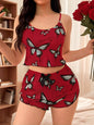 Women's Summer Thin Ribbed Home Wear Pajama Set Sexy Two-Piece New Era Fashion LLc
