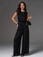Sleeveless Cotton-Linen Wide-Leg Pants Set – 4 Colors, S–2XL FitiqueFit