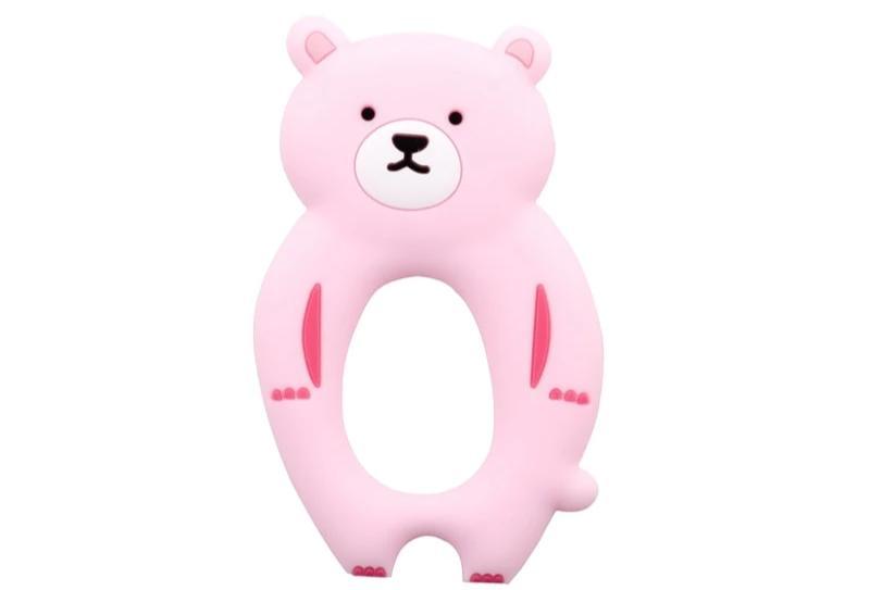 Baby Teether Silicone Rabbit Food Grade Bunny Teether Nursing Teething  Accessories Silicone Animal Teether For Kids and Baby Stevvex