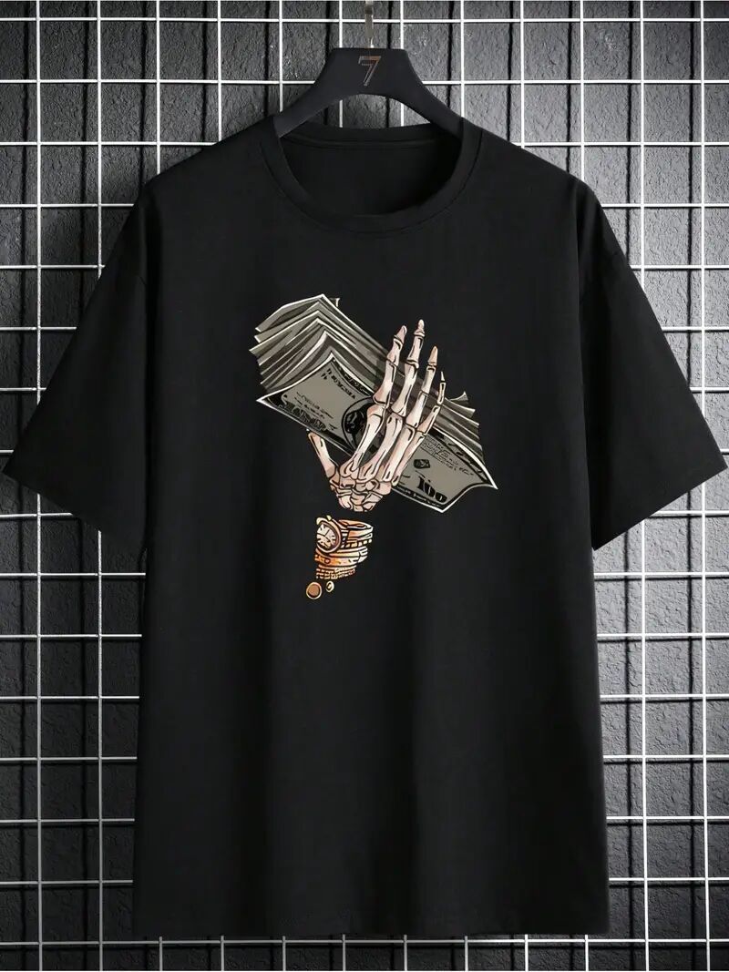 Men's Printed Short-sleeved T-shirt FitiqueFit
