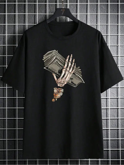 Men's Printed Short-sleeved T-shirt FitiqueFit