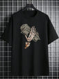 Men's Printed Short-sleeved T-shirt FitiqueFit