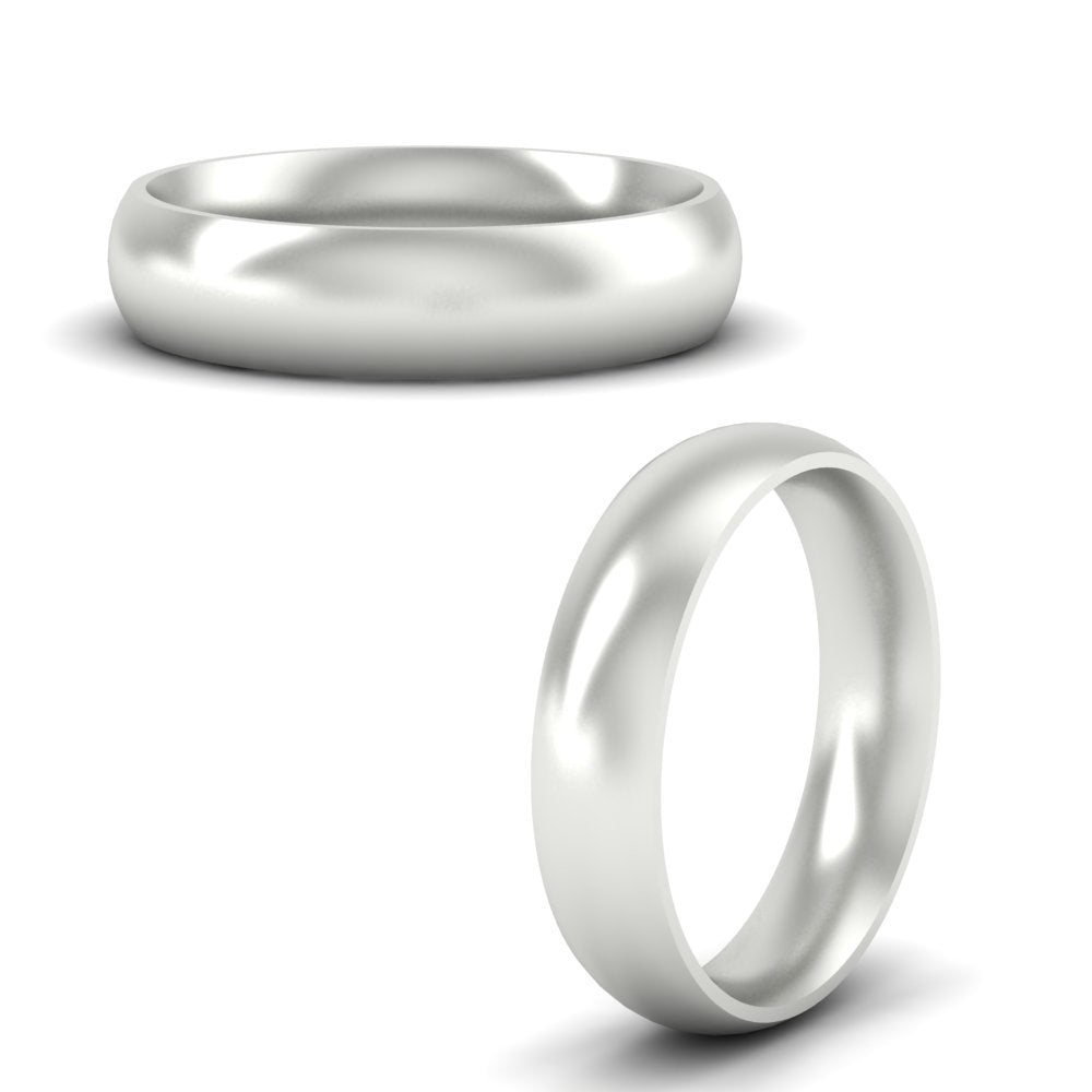 Minimalist Mens Wedding Band Fascinating Diamonds