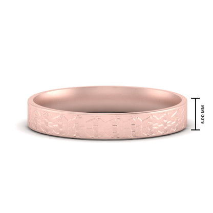 Unique Rock Textured Mens Wedding Band Fascinating Diamonds
