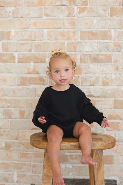 Phantom - Cloud Terry Bubble Romper Blush Lotus
