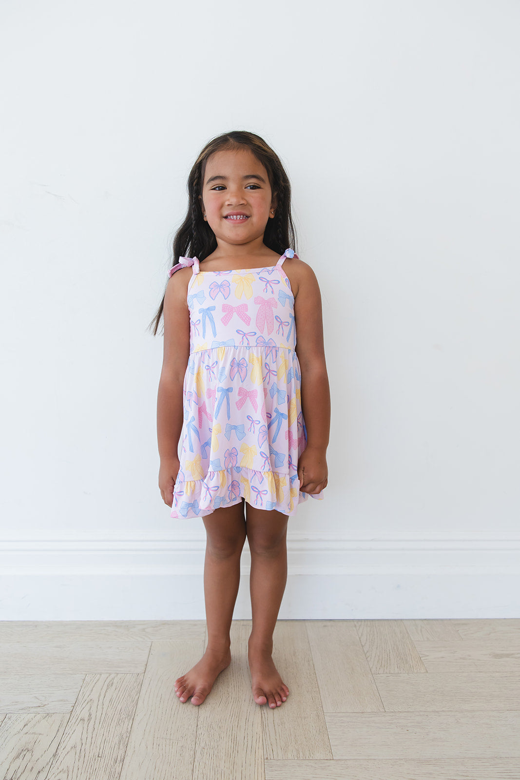 Madelyn - Twirl Dress Blush Lotus