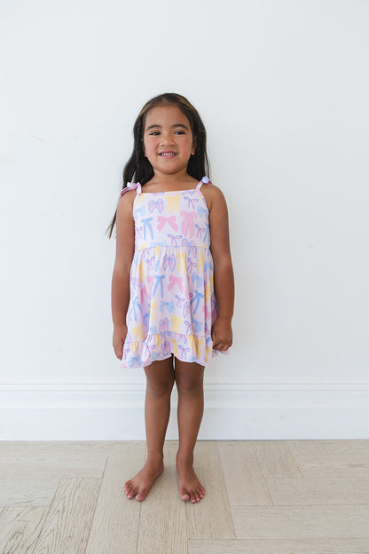 Madelyn - Twirl Dress Blush Lotus