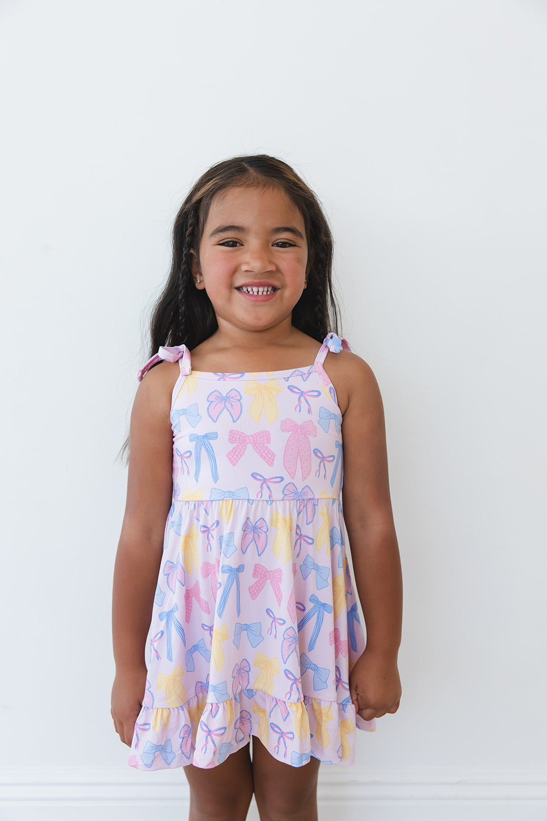 Madelyn - Twirl Dress Blush Lotus