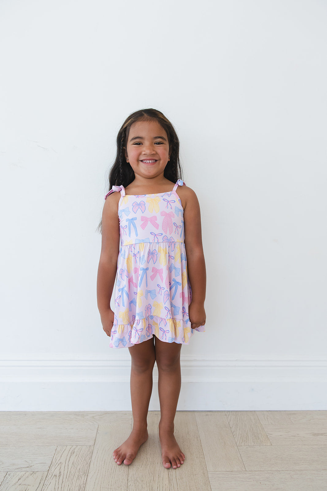Madelyn - Twirl Dress Blush Lotus