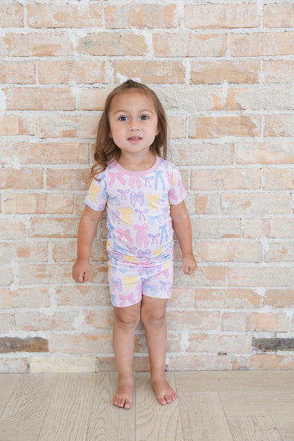 Madelyn - Short Set Blush Lotus